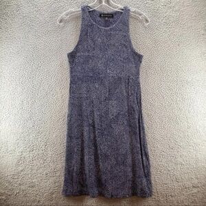 Athleta Dress Women's Size XS
Blue White Knit Sleeveless
Lightweight A-Line
